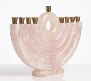 Handmade Luxury Aluminum Menorah-Eco-Friendly Durable 9-<b>Branch</b> Hanukkah Candle Holder Festive Home Decor Judaic Gifts - Product Image 5