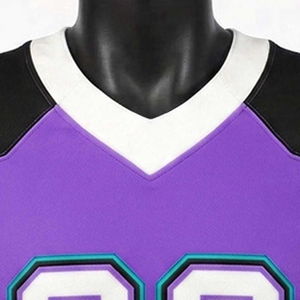 Camiseta de Baloncesto Morada sin Mangas con Cuello en V, Malla Sublimada Transpirable, Unisex, Corte Atlético, Número 99 - Product Image 4