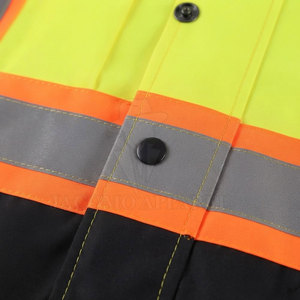 Chaqueta de seguridad reflectante para hombre con MOQ bajo y mejor precio, que proporciona visibilidad y comodidad para trabajos en exteriores e interiores. - Product Image 5