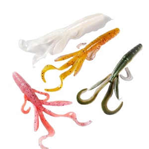 9.5cm 5g créature crevettes appâts souples Jig remorque craws nageur Wobbler appâts artificiels écrevisse <span class=keywords><strong>leurre</strong></span> pour bar pêche <span class=keywords><strong>leurre</strong></span> - Product Image 1