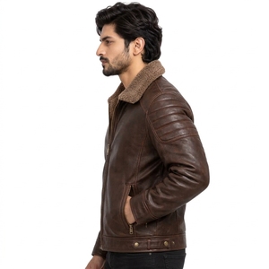 Chaqueta de Cuero para Hombre, Transpirable, Sostenible, Tallas Grandes, con Logotipo Personalizado, Nueva Colección 2026, Precio Económico - Product Image 4