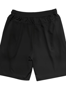 Men's Solid Hooded Sleeveless Vest Shorts Set Black French Terry 100% Cotton Anti-Pilling Quick Dry Sporty Summer Casual 2Pcs - Product Image 5