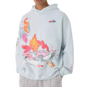 Sweat à capuche pour homme en coton à séchage rapide, imprimé, manches longues, vente en gros, dernier design, pour la vente en ligne - Product Image 1