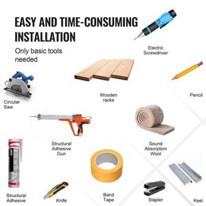 Paneles de Pared Decorativos de Imitación Madera para Interiores Modernos, 7.9 x 94.5 Pulgadas, Paneles de MDF con Acentos de Madera, Paneles Acústicos de Listones de Madera - Product Image 5
