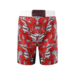 Pantalones Cortos de MMA para Hombre, Diseño Desgastado, Cintura Elástica, para Entrenamiento de Gimnasio, Kickboxing, Ligeros, de Secado Rápido, Coloridos, para Artes Marciales Mixtas - Product Image 1