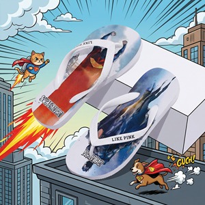 Chanclas de Goma EVA Personalizadas de Vietnam con Patrón Impreso o Pegado, Pantuflas de Alta Calidad para Exteriores para Hombres y Mujeres - Product Image 1