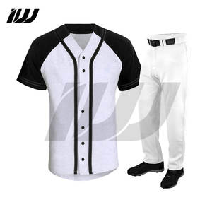 Ensemble d'uniformes de baseball personnalisés pour jeunes, manches longues, maillot de baseball mondial, grande taille, respirant, imprimé par sublimation - Product Image 3