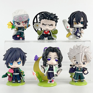 ชุดฟิกเกอร์สะสมการ์ตูนอนิเมะ PVC รุ่น Q ของตกแต่ง ทันจิโร่ เนซึโกะ 6 ชิ้น/ชุด ราคาต่อรองได้ - Product Image 3