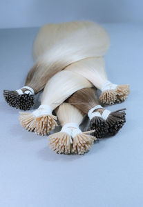 ผมต่อทำจากผมมนุษย์ผมสีบลอนด์เคราตินคุณภาพสูงไม่มีการสังเคราะห์ผลิตในเวียดนาม - Product Image 5