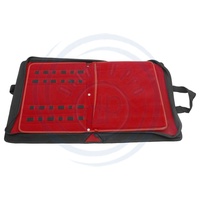 2022 Portable noir outils sac fermeture éclair étui sacs de rangement médicaux pour Instruments de chirurgie vide Instruments sac pour transporter CE ISO