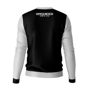 T-shirt à manches longues pour homme, col en V, boutonné, couleur unie, respirant, vente en gros, 100% polyester - Product Image 6