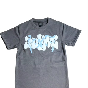 เสื้อยืดผู้ชายทรงหลวม ระบายอากาศได้ดี ลายนูน ทรงปกติ แขนสั้น คุณภาพสูง ผ้าฝ้าย 100% 250 แกรม เสื้อยืดแบบสั่งทำ - Product Image 1