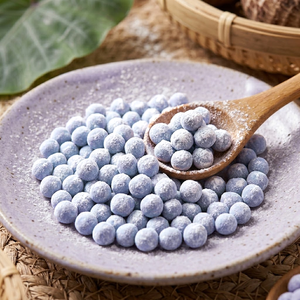 Perles de tapioca saveur taro de qualité supérieure en vrac, boules de boba moelleuses à cuisson rapide, ingrédients pour boissons pour bubble tea, café et bar - Product Image 3