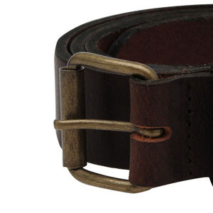 Cinturones de cuero genuino estilo western, hechos a mano y pintados a mano con motivos florales, cinturones unisex de cuero repujado y pintado a mano. - Product Image 6