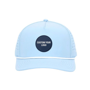 Gorras de Béisbol Duraderas, Gorra de Golf con Visera Curva, Tela Impermeable, Multicolor, Logotipo de Goma Personalizado, Estilo con Cuerda, para Deportes al Aire Libre, Unisex - Product Image 1