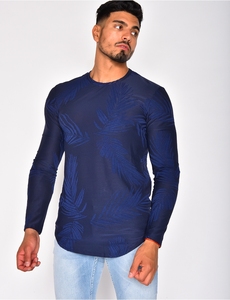Camisa Casual de Punto para Hombre, Azul, Manga Corta, Estampado por Sublimación, Secado Rápido, 100% Algodón, Doble Botonadura, 100 Gramos, Ropa de Verano - Product Image 4