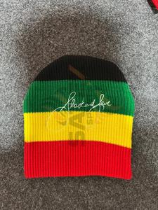 High Quality Low MOQ Custom Acrylic Knitted Unisex Adults Winter Multicolor Rhinestone Embroidery Logo Adjustable Casual Beanies - Product Image 3