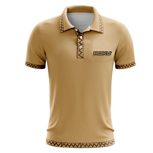 Venta al por mayor de impresión por sublimación personalizada patrón sólido ropa deportiva Jersey tela para hombres y mujeres OEM/ODM para Polos - Product Image 1