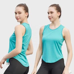 Haute qualité 100% Polyester séchage rapide course réservoir de course en plein air Marathon entraînement Singlet actif été haut de course pour les femmes - Product Image 3