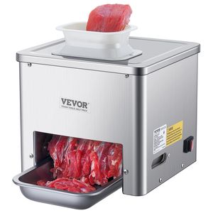 Máquina Cortadora de Carne Comercial, Eléctrica de 550W, Rebanadora de Carne de Acero Inoxidable, 350 Lb/h, Grosor de 3.5 mm - Product Image 1