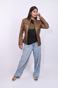 <b>Leather</b> Women's Jackets Best High Quality Women Fashion Women's <b>Leather</b> Jackets Original Sheepskin <b>Leather</b> With Custom Size - Product Image 5