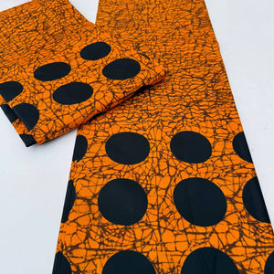 Tissu pagne africain en coton imprimé wax de haute qualité du Ghana, motif authentique pour sacs de mode pour filles, batik - Product Image 1