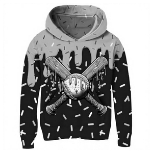 Sweat-shirt à capuche personnalisé pour garçons, sublimé, hiver, décontracté, respirant, coton et élasthanne, pull-over, logo personnalisé - Product Image 1