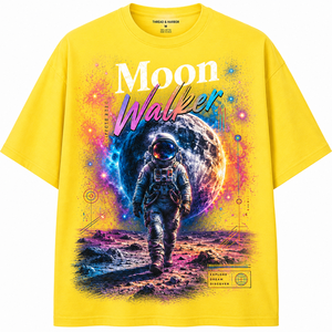เสื้อยืดแขนยาวพิมพ์ลายนักบินอวกาศมูนวอล์คเกอร์สำหรับผู้ชาย สีตามสั่ง คอกลม ทรงปกติ สวมใส่สบาย ผ้าฝ้ายเจอร์ซีย์เทอร์รี่ 100% ระบายอากาศได้ดี - Product Image 1