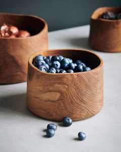 Tazón de Madera Ecológico Premium, Diseño de Lujo, Hecho a Mano, Resistente, Apto para Lavavajillas, Ligero, Vajilla para Restaurante, Decoración para el Hogar - Product Image 2