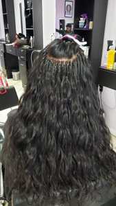 Vendeurs/paquets de cheveux humains vierges non Remy à cuticules alignées de haute qualité Machine à cheveux bruts non transformés Double trame toutes les couleurs - Product Image 2