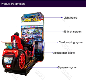 Simulador de carreras de autos HGR, operado con monedas, de 55 pulgadas, para 1 jugador, para niños, gran éxito de ventas. - Product Image 5