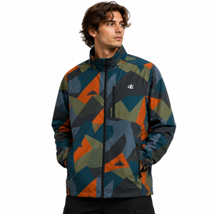 Custom Print Windbreaker <b>jacket</b> for <b>men</b> <b>Lightweight</b> Streetwear Zip Up Custom Logo High Quality Outdoor <b>Jacket</b> Wholesale Low MOQ - Product Image 1