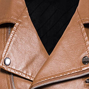 <b>Men</b> Genuine Leather <b>Jacket</b> Classic Western Style Soft Casual Full Zip Regular Fit Winter Quick Dry Breathable Outdoor Fashion - Product Image 5