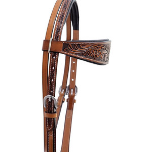 Bridas para Caballos Ajustables a Precio de Mayoreo, Bridas de Entrenamiento Ecuestre Occidental con Banda Nasal Cómoda - Product Image 5