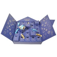 Boîte en carton personnalisée pour calendrier de l'avent, boîte cadeau surprise personnalisée pour Noël - Cadeau