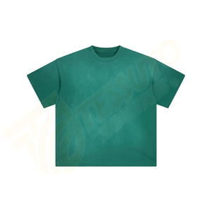 Custom Heavyweight 100% Cotton Boxy Fit T-Shirt | <b>Acid</b> Wash Vintage Oversized Tee | <b>Drop</b> Shoulder Blank T Shirt for Men - Product Image 5