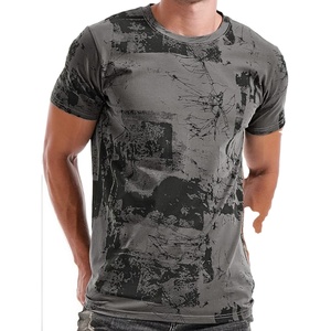 เสื้อยืดพิมพ์ลายลำลองสำหรับผู้ชาย ยอดนิยม เนื้อผ้านุ่ม สวมใส่สบาย น้ำหนักเบา คอกลม แฟชั่นสำหรับใส่ในฤดูร้อน - Product Image 1