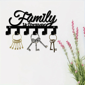 CIFbuy Portachiavi Moderno da Parete con Mensola, Organizer per Ingresso e Decorazione Casa, per Servizio di Ritiro TikTok per Temu - Product Image 6