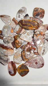 Cabochon en Agate Crazy Lace Naturelle, Pierre Précieuse Multicolore, Pierre Libre en Gros pour la Fabrication de Bijoux, Qualité Supérieure Opalescente Troisième Génération - Product Image 2