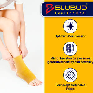 Soporte ajustable para tobillo, para estabilización del pie y el tobillo, prevención de lesiones, recuperación de esguinces y comodidad - Product Image 3