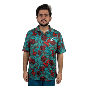 Chemises décontractées à manches longues en flanelle à carreaux, coupe classique, boutonnées, 100 % coton tricoté, sublimation, pour hommes, vente en gros - Product Image 1