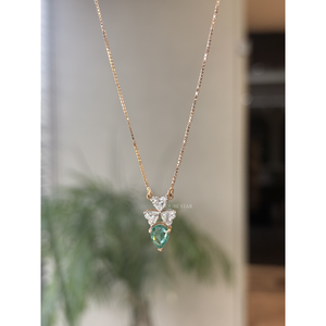 Collier pendentif papillon en diamant de laboratoire de 0,65 ct de qualité supérieure, or 14 carats, certifié IGI, bijoux de luxe en pierres précieuses fines, sur mesure - Product Image 5