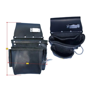Professional Best Quality <b>Tool</b> Bag With Belt for Sale Premium Quality Men's PU <b>Leather</b> <b>Tool</b> Kit Belts - Product Image 5