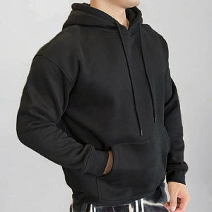 Cheap Price Heavyweight Woven Athletic Activewear <b>Hoodie</b> for Men Multi Color Winter <b>Workout</b> Gym String Running - Product Image 4