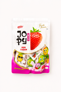 JOPY Short Stick Fruit Jelly with rich fruit flavor, chewy & crunchy texture, loved by kids and adults. Best served chilled. - Product Image 1