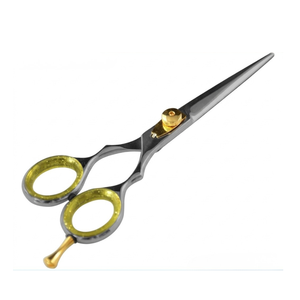 Tijeras de Peluquería Profesionales de Alta Calidad con 6 Filos de Corte, Tijeras de Barbero Doradas de Acero Inoxidable AE Ce - Product Image 4