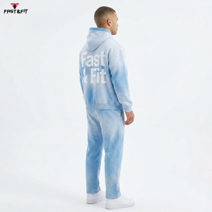 Survêtement à manches longues fabriqué au Pakistan, taille plus, polyester et coton, pour homme, vêtements de sport, tenue d'entraînement - Product Image 3