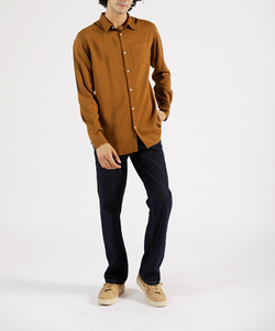Chemise décontractée sur mesure pour homme, style rétro simple, manches trois-quarts, coupe oversize, design multi-boutons, double boutonnage - Product Image 4