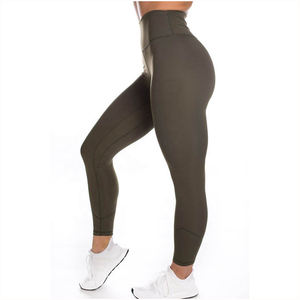 Pantalons de compression athlétiques pour femmes en gros avec marquage personnalisé – Leggings de sport performants avec logo personnalisé - Product Image 1