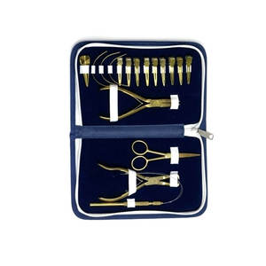 Kit d'outils de salon pour extensions capillaires de qualité supérieure, conçus sur mesure, outil professionnel à boucle pour extensions de cheveux, réutilisable et durable - Product Image 2